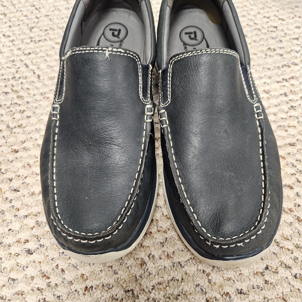 Propét Men's Otis Moccasin Casual Shoe MCX024L Black Size 10 M - Picture 2 of 11